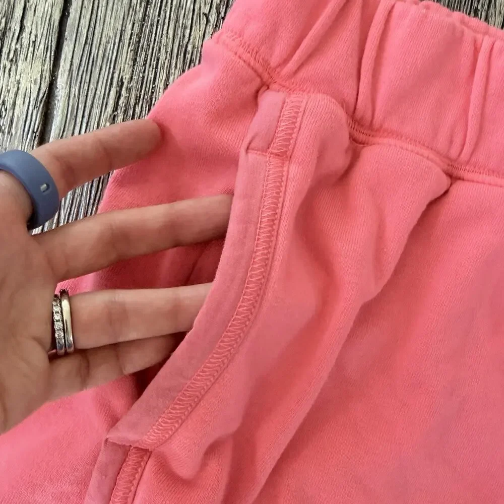 Free People Movement | Grand Slam Pink Flamingo Stretchy Cotton Shorts Small